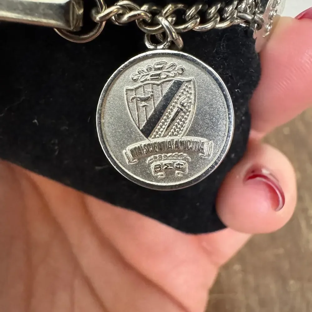 Beta Epsilon Phi sterling silver